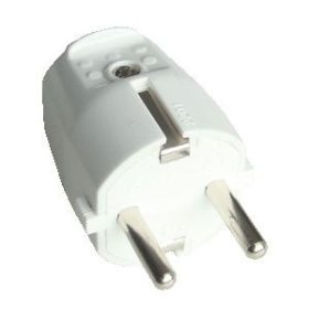   Tracon Csatlakozódugó, 16 A, 1 x SHUKO, szerelhető, fehér