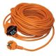 Tracon Univerzális hosszabbító, 16 A, 1 x SHUKO, 3 x 1,5 mm2, 20 m, narancssárga