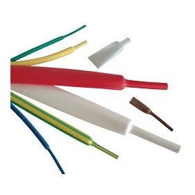 Tracon ZS024FEH Zsugorcső, 2,4/1,2 mm, fehér, 1 m