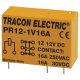 Tracon tracpr12-1V16A Print relé 12 V DC, 16 A, 1 váltóérintkezős