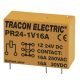 Tracon tracpr24-1V16A Print relé 24 V DC, 16 A, 1 váltóérintkezős