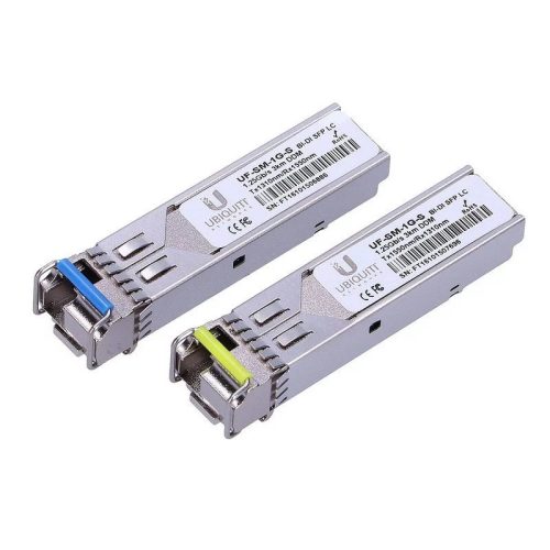 Ubiquiti, U Fiber, Single-Mode SFP Modul, 1G, BiDi - 2db (1pár)