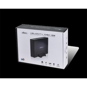   Advance Külső HDD Ház 3.5" - VELOCITY DISK S8 (USB-A3.0 to SATA, külső táp, fekete)