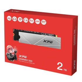   ADATA SSD - 2TB XPG GAMMIX S60 (3D, M.2 PCIe Gen 4x4, r:5000 MB/s, w:4200 MB/s)
