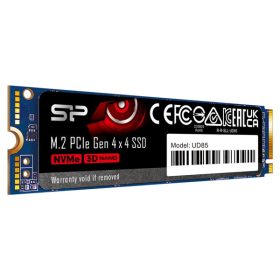   Silicon Power SSD - 500GB UD85 (r:3600MB/s; w:2400 MB/s, NVMe 1.4 támogatás, M.2 PCIe Gen 4x4)