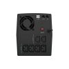 Conceptronic Szünetmentes Elosztósor  650VA - ZEUS05E (6x Schuko, Off line, RJ45 vonalvédelemm, fekete)