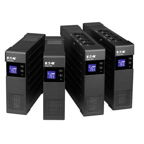 EATON szünetmentes 1600VA - ELP1600DIN (8 Schuko kimenet, line-interaktív, LCD, USB, szoftver, AVR, rack/torony)