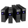EATON szünetmentes 650VA - ELP650DIN (4 Schuko kimenet, line-interaktív, LCD, USB, szoftver, AVR, rack/torony)