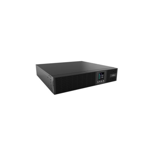 NJOY Szünetmentes 1000VA - Aster 1K (8x IEC C13, On-line, RS232, USB, szoftver, LCD kijelző, 2U rack)