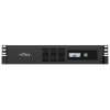 NJOY Szünetmentes 800VA - Code 600 (4 IEC C13, line-interaktív, USB menedzsment, szoftver, LCD kijelző, 2U rack)