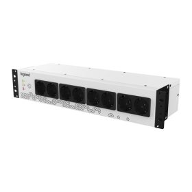   Legrand szünetmentes elosztósor - (uPDU), 19", 2U,  800 VA 480 W BE: C14 aljzat + C13-SCH kábel KI: 8xSchuko USB komm.