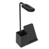 S-Link Asztali lámpa -SL-M9054 (Wireless töltő 10W, fekete)