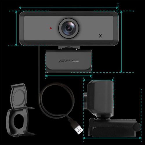 Advance Webkamera - WEB-HD105 (1920x1080 képpont, 30 FPS, USB 2.0, univerzális csipesz, mikrofon)